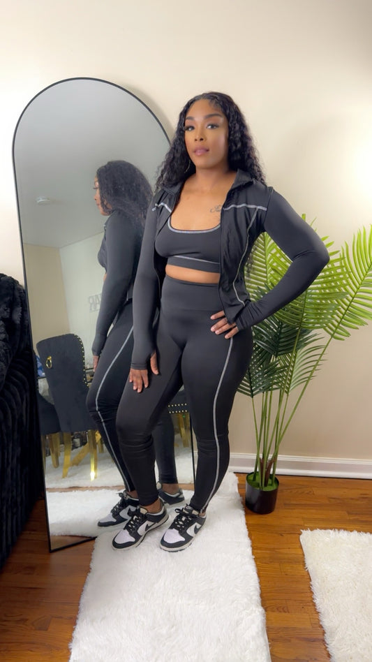 Fashion sports 3 piece set