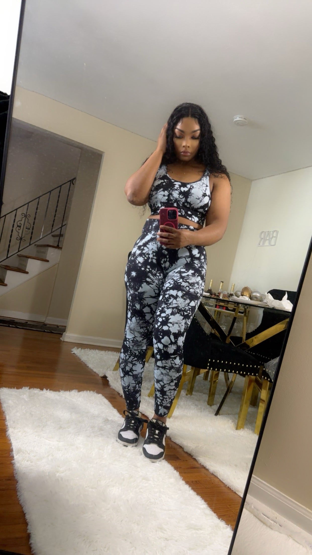 Squat queen leggings set