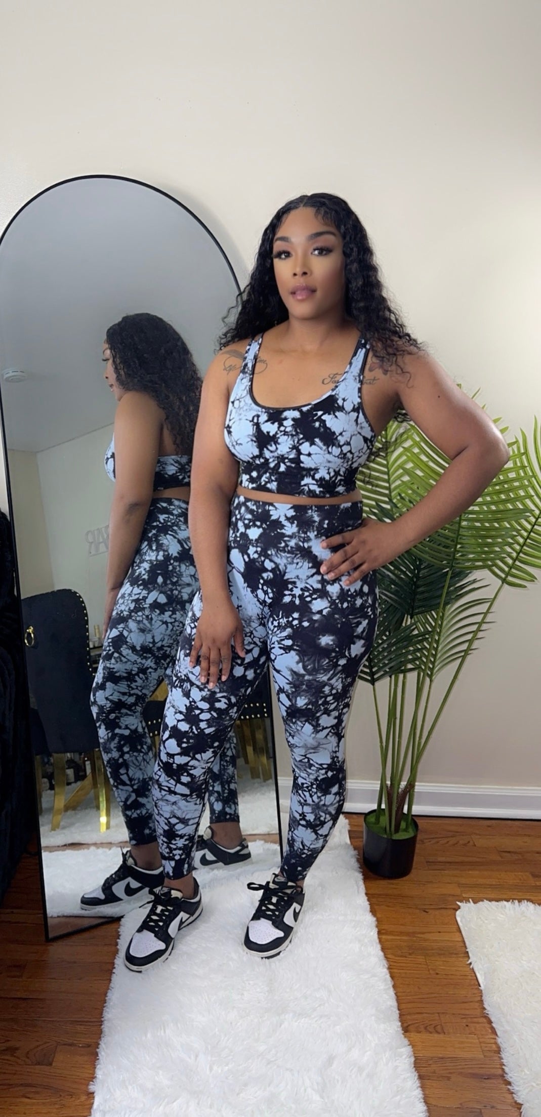 Squat queen leggings set