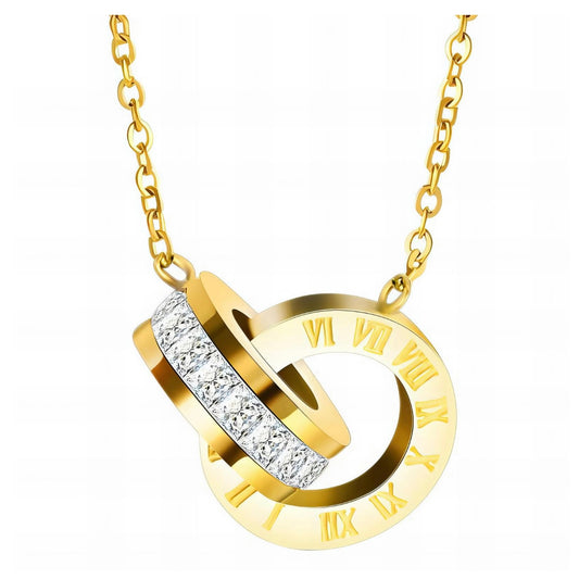 Necklace 18k Gold Plated Steel, Waterproof