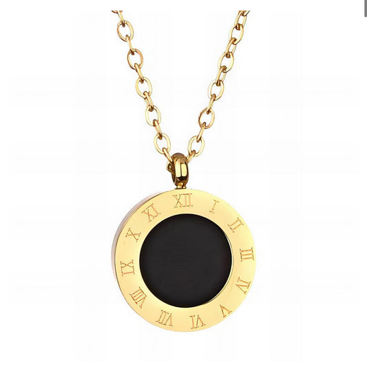Necklace 18k Gold Plated Steel, Waterproof