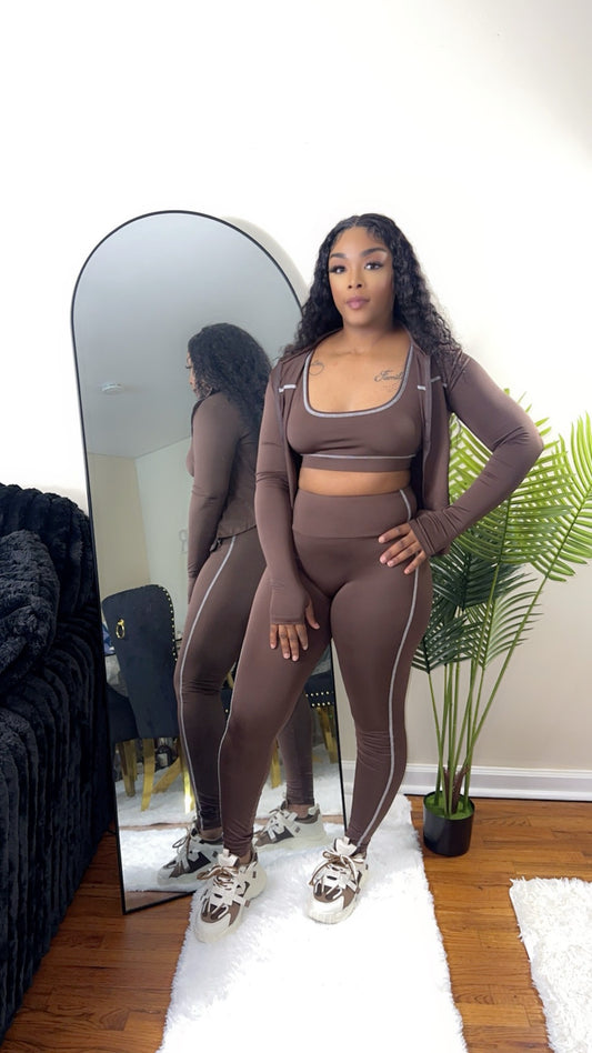 Fashion sports 3 piece set