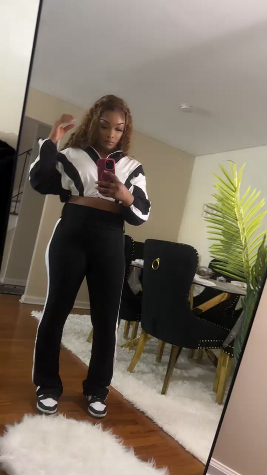 Running late pants set