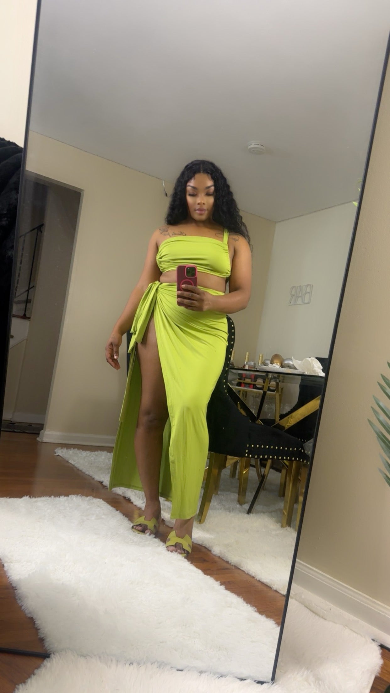 Island vibe skirt set
