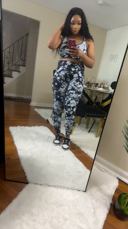Squat queen leggings set