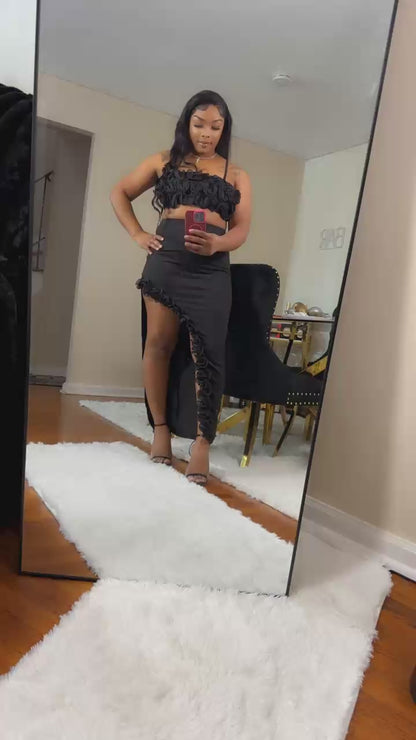 Let’s go clubbing skirt set