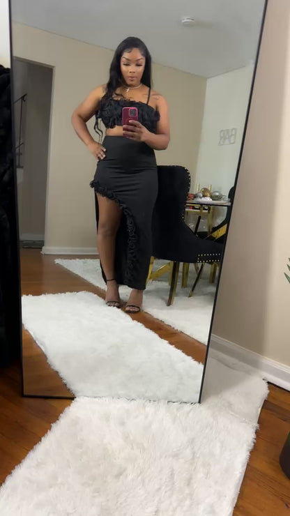 Let’s go clubbing skirt set